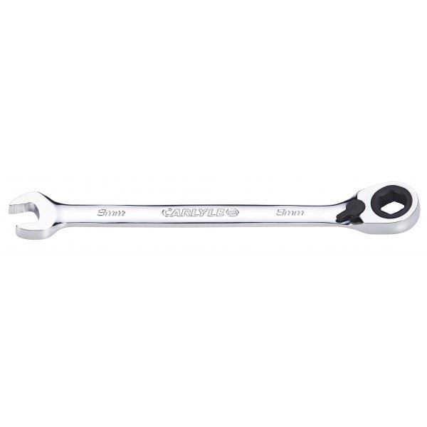 Carlyle Tools Spanner - Reversible Ratcheting - Metric - 9 mm