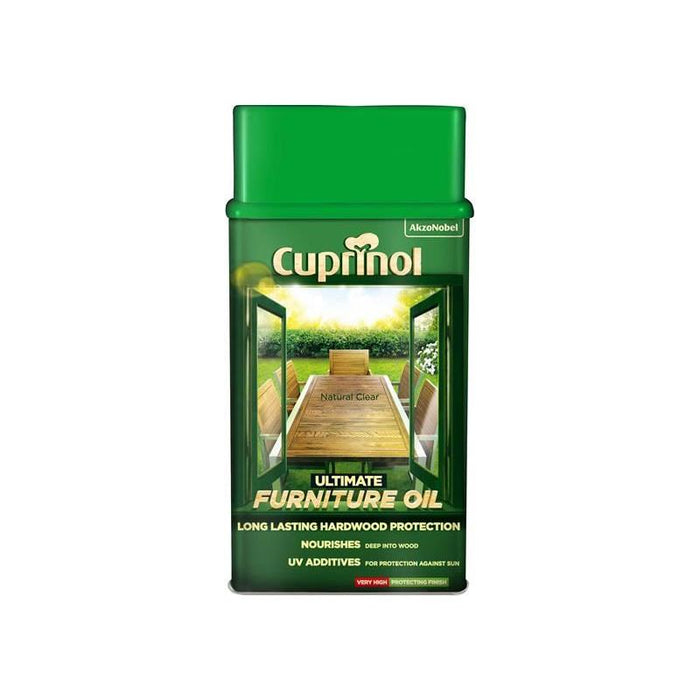 Cuprinol Ultimate Furniture Oil Clear 1 litre Cuprinol - Town Tools