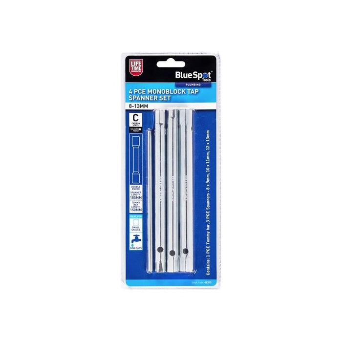 Bluespot Tools Monoblock Tap Spanner Set, 3 Piece BlueSpot Tools - Town Tools