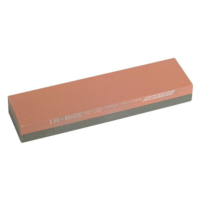 India IB8 Bench Stone 204 x 50 x 25mm - Combination India - Town Tools