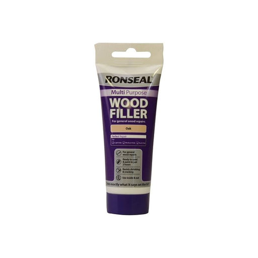 Ronseal Multipurpose Wood Filler Tube Oak 100g Ronseal - Town Tools