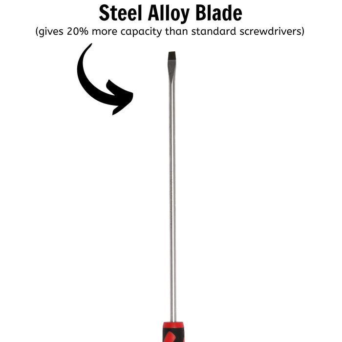 Teng Tools Flat Screwdriver 1.0 x 5.5 x 200mm M Teng Tools - Town Tools 