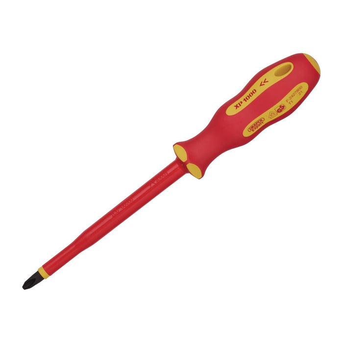 Draper XP1000 VDE Cross Slot Screwdriver, No.3 x 150mm 64433 Draper - Town Tools 