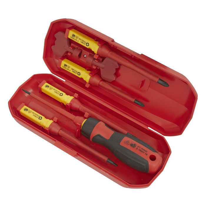 Sealey Premier Premier Interchangeable Screwdriver Set 8pc - VDE Approved Sealey Premier - Town Tools 