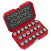 Sealey Locking Wheel Nut Key Set 20pc Porsche SX221 Sealey - Town Tools 
