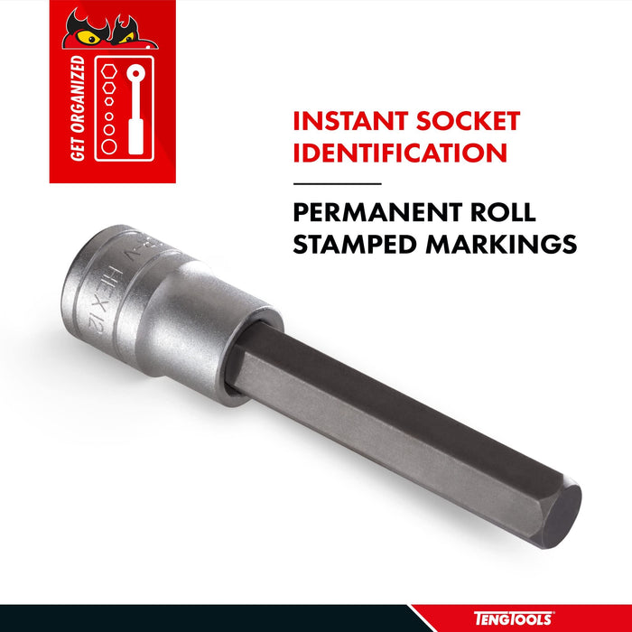 Teng Tools 3/4" Hex Bit Socket Metric 22mm Teng Tools - Town Tools 