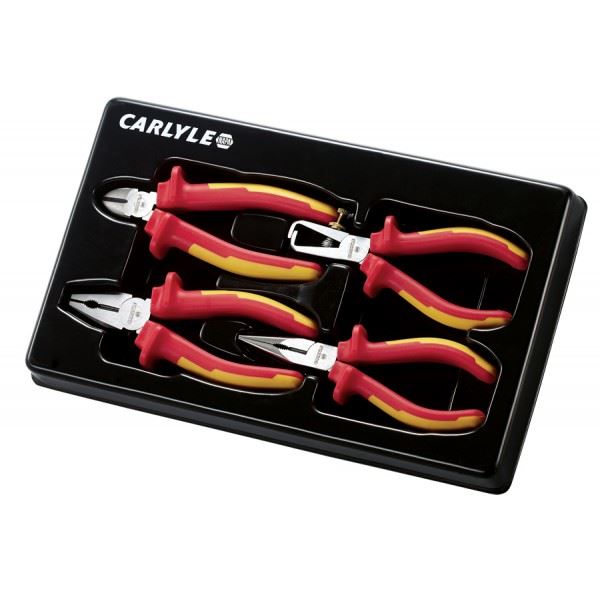 Carlyle Tools 4Pc 152mm Insulated Plier Set Vde 1000