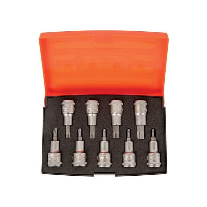 Bahco S9TORX 1/2in Drive Socket Set, 9 Piece Bahco - Town Tools