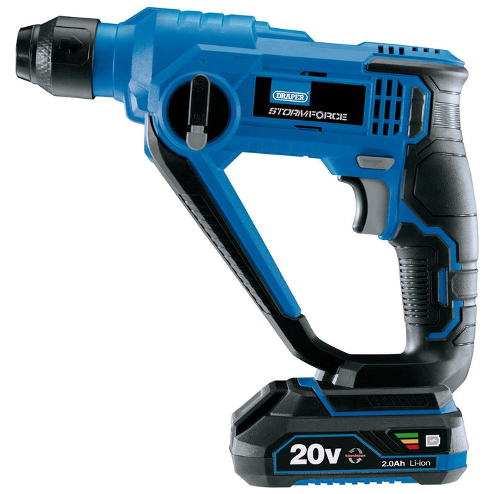 Draper Storm Force 20V SDS+ Rotary Hammer Drill (Sold Bare) 89512 Draper - Town Tools 