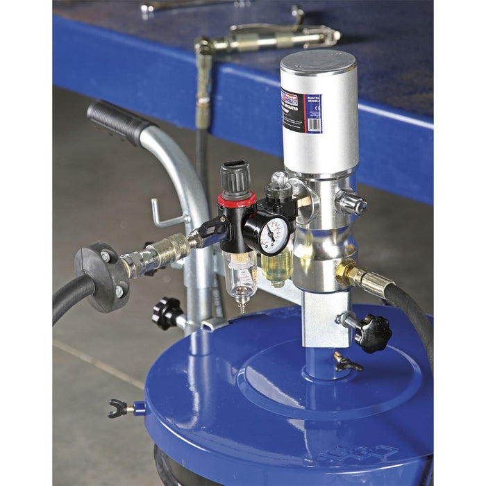 Sealey Air Operated Grease Pump 50kg AK453X Sealey - Town Tools 