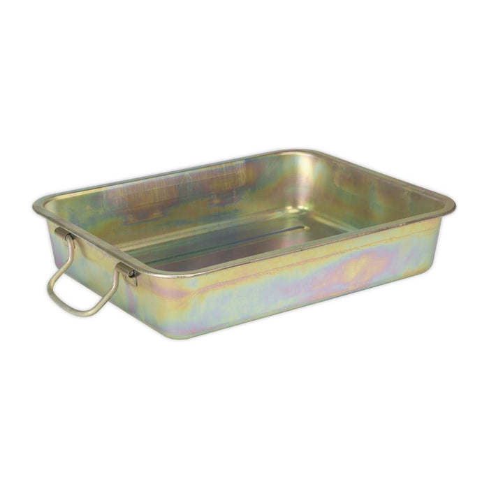 Sealey Metal Drain Pan 9L DRPM1 Sealey - Town Tools 