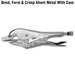 Teng Tools Sheet Metal Power Grip Plier 230mm Teng Tools - Town Tools 