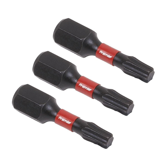 Sealey TRX-Star* T20 Impact Power Tool Bits 25mm 3pc AK8217 Sealey - Town Tools 