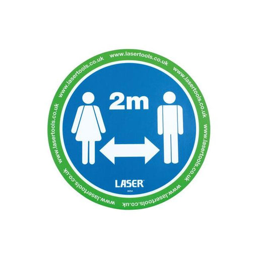 Laser Laser Tools Floor Sticker 2m Distancing 6pc 8054 Laser - Town Tools 