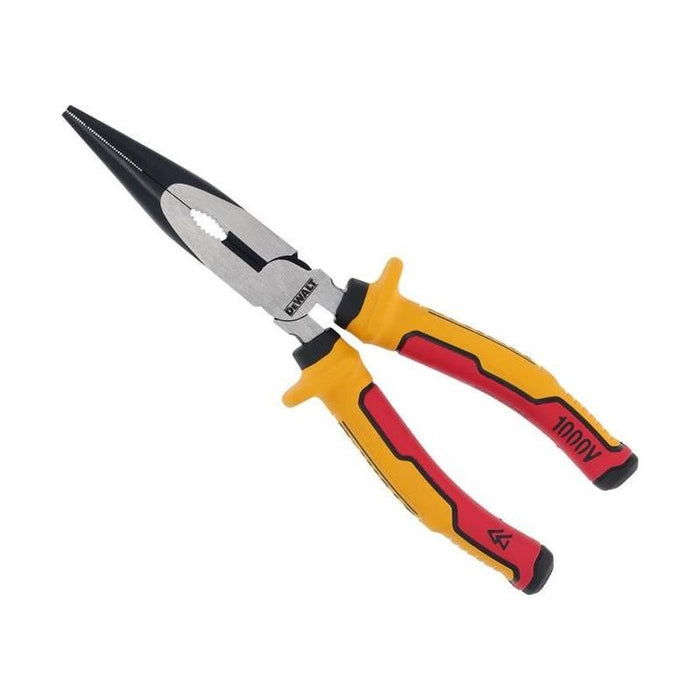Dewalt VDE Long Nose Pliers 200mm Dewalt - Town Tools