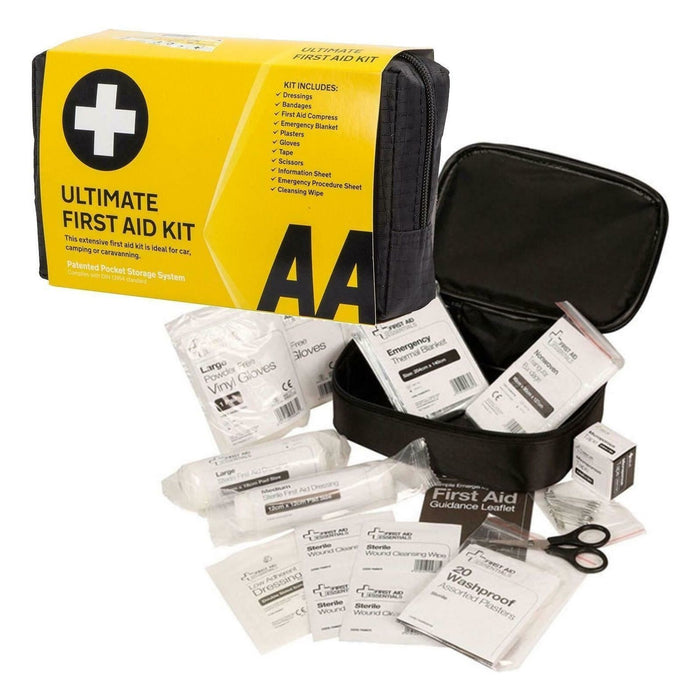 AA 45 Piece First Aid Kit Medical Emergency Bag Travel Work Home Car Office Box AA - Town Tools 