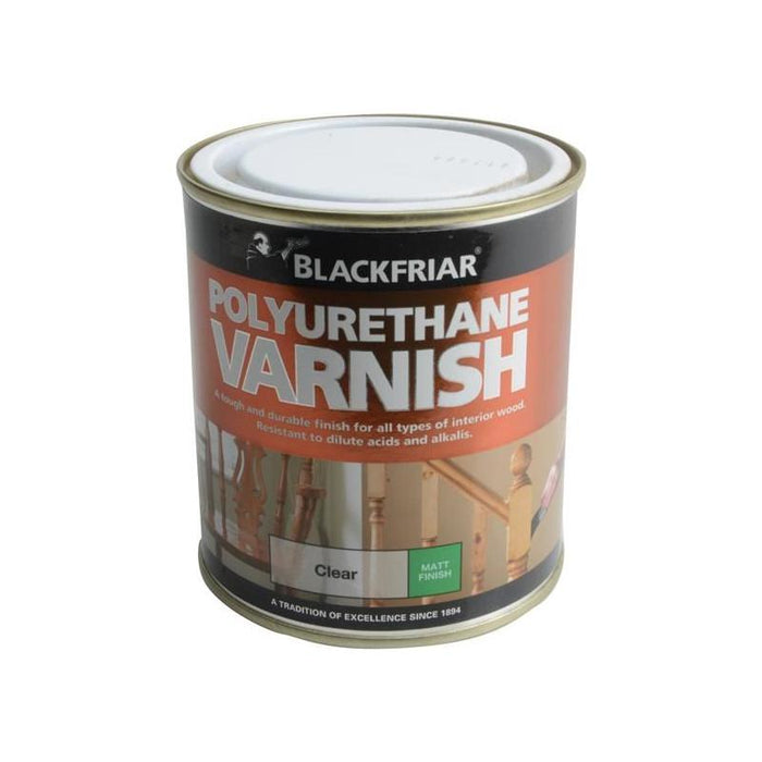 Blackfriar Polyurethane Varnish P101 Clear Matt 500ml Blackfriar - Town Tools