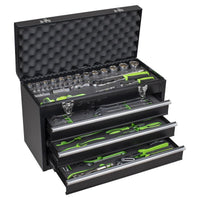 Siegen Siegen Portable Tool Chest 3 Drawer with 98pc Tool Kit S01266