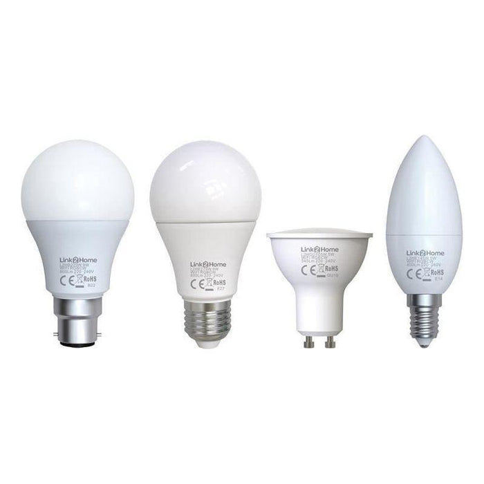 Link2Home Wi-Fi LED BC (B22) Opal GLS Dimmable Bulb, White + RGB 800 lm 9W Link2Home - Town Tools