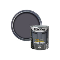 Ronseal 10 Year Weatherproof Wood Paint Grey Satin 750ml