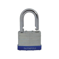 Faithfull Laminated Steel Padlock 50mm 3 Keys
