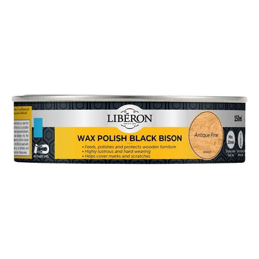 Liberon Black Bison Wax Paste Antique Pine 150ml Liberon - Town Tools