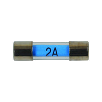 Connect Mini Glass Radio Fuses 2A, 100pc 30503