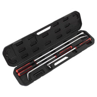 Sealey Pry Bar Set 4pc Heavy-Duty with Hammer Cap AK9100