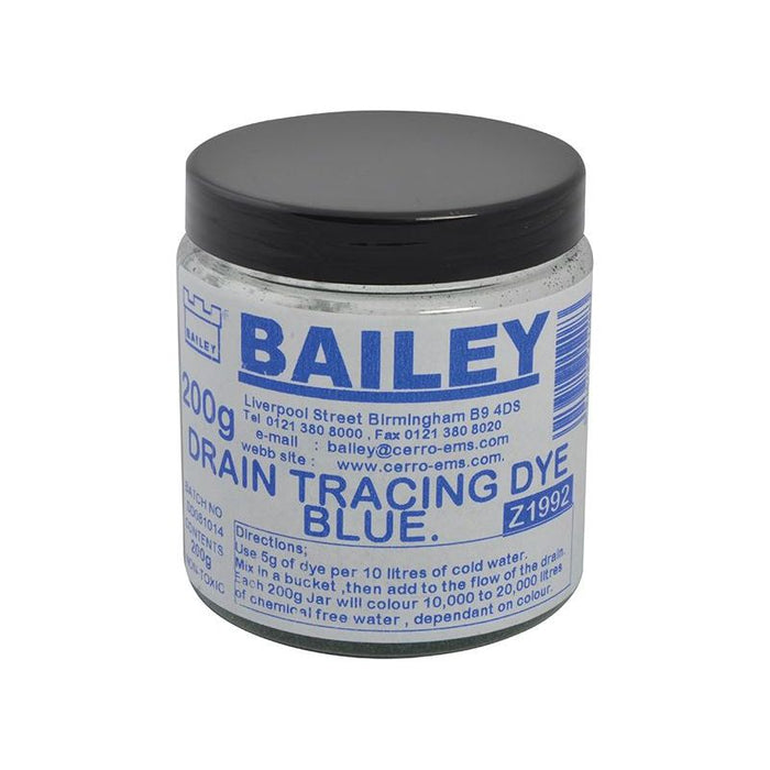 Bailey Products 1992 Drain Tracing Dye - Blue Bailey Products - Town Tools
