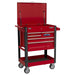 Superline PRO Heavy-Duty Mobile Tool & Parts Trolley 5 Drawers & Lockable Top Superline Pro - Town Tools 