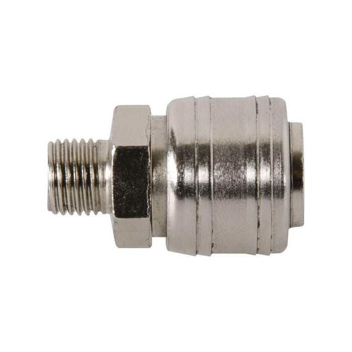 Silverline Euro Air Line Male Thread Quick Coupler 1/4" BSP Silverline - Town Tools 