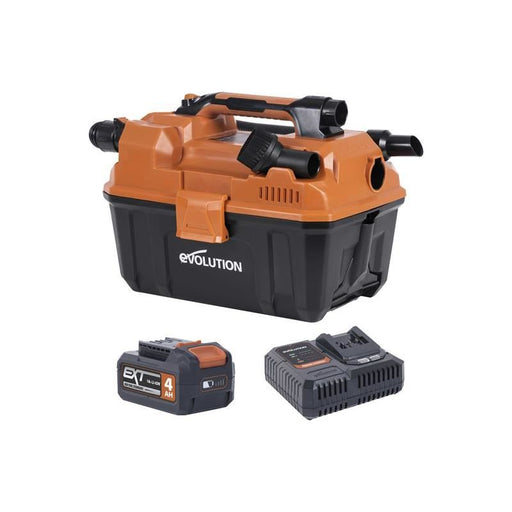 Evolution R11VAC-Li EXT Wet & Dry Vacuum Cleaner 18V 1 x 4.0Ah Li-ion Evolution - Town Tools