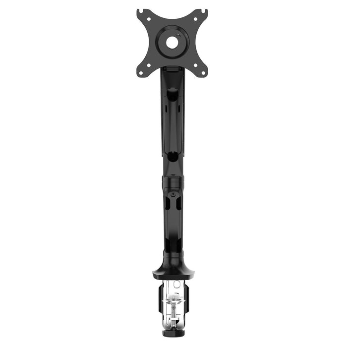 Dellonda Adjustable Single Monitor Arm with 360 Rotation - Black DH24