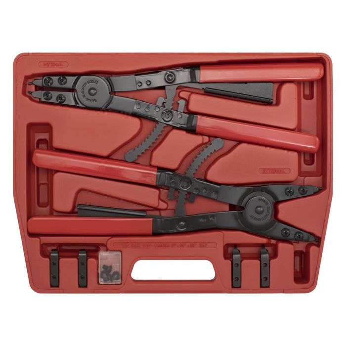 Sealey Circlip Pliers Set Internal/External 400mm Heavy-Duty AK8501 Sealey - Town Tools 