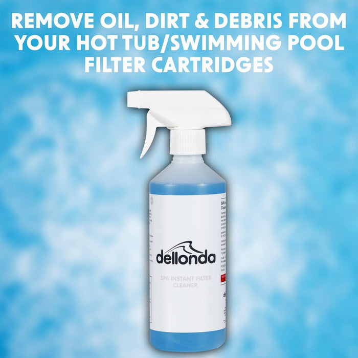 Dellonda Universal Instant Cartridge Filter Cleaner for Hot Tubs/Spas 500ml Dellonda - Town Tools 