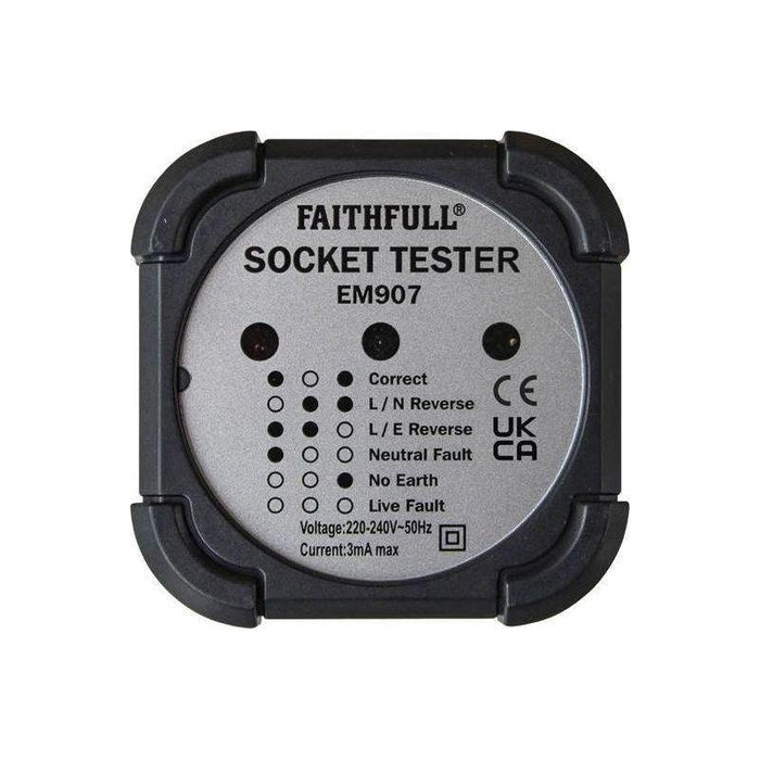 Faithfull Socket Polarity Tester Faithfull - Town Tools