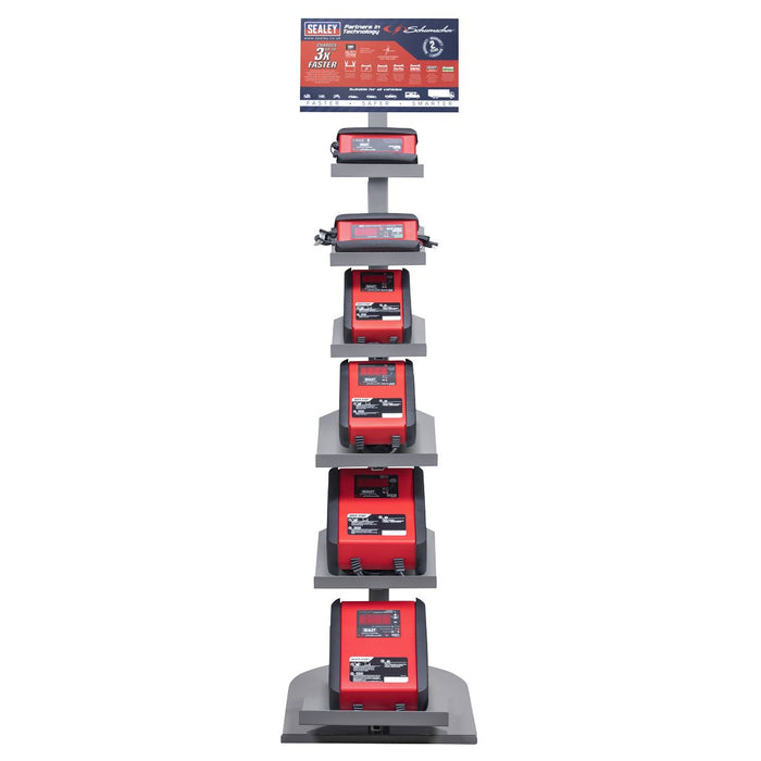 Sealey Charger Display Stand Deal CDS1COMBO Sealey - Town Tools 