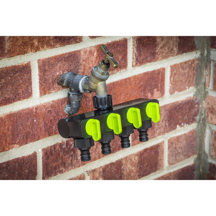 Sealey 4-Way Garden Water Distributor JS349 Sealey - Town Tools 