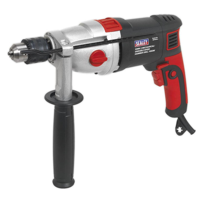 Sealey Hammer Drill13mm 2 Mechanical/Variable Speed 1050W/230V SD1000