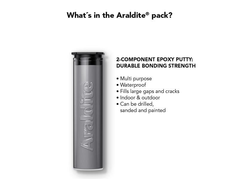 Araldite Repair Epoxy Bar 50g Araldite� - Town Tools