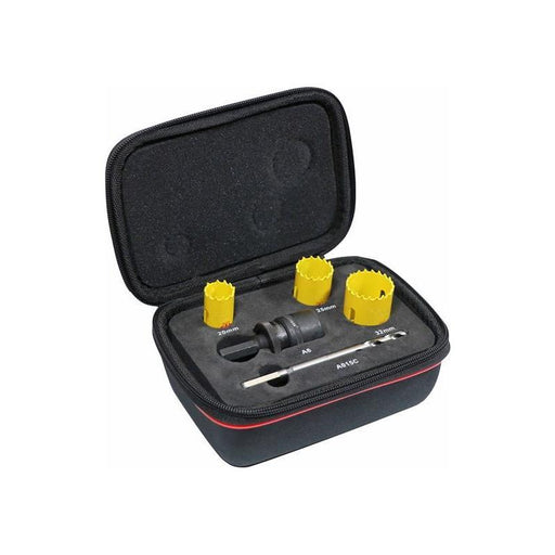 Starrett KFC03051 Kwik-Change Electrician's Holesaw Kit, 8 Piece Starrett - Town Tools