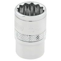 Draper Draper HI-TORQ 12 Point Socket, 3/8" Sq. Dr., 13mm