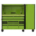 Superline PRO Black Edition Mobile Trolley  Wooden Worktop Hutch 2 Drawer Riser Superline Pro - Town Tools 