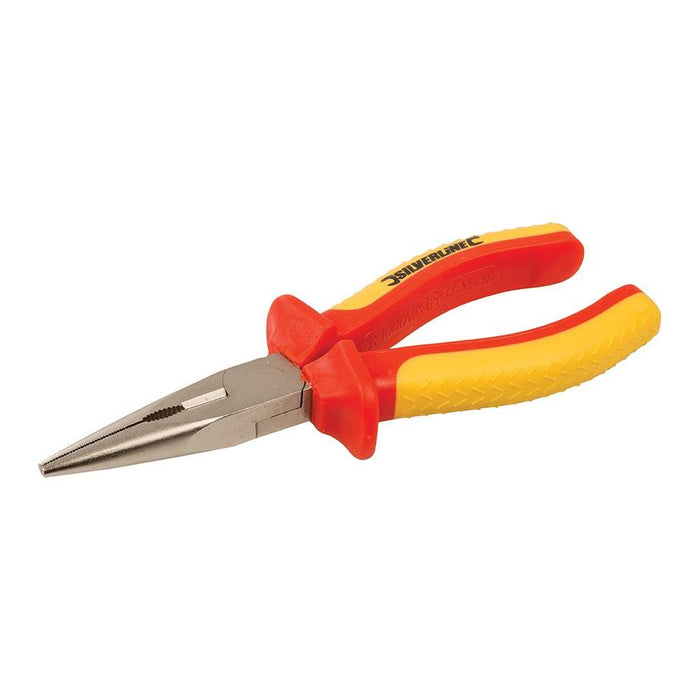 Silverline Expert VDE Long Nose Pliers 160mm Silverline - Town Tools 