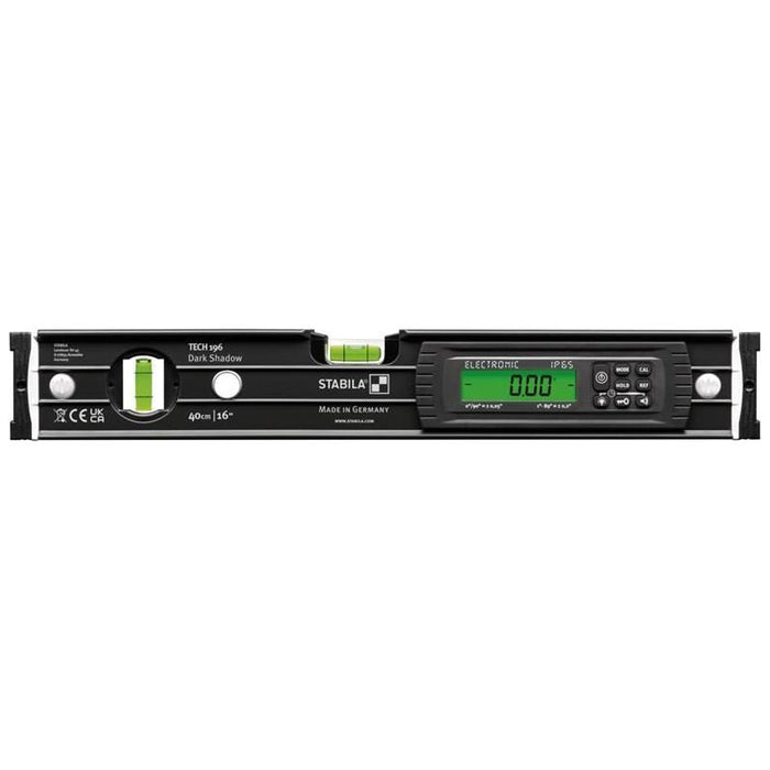 Stabila TECH Dark Shadow Digital Spirit Level 40cm Stabila - Town Tools