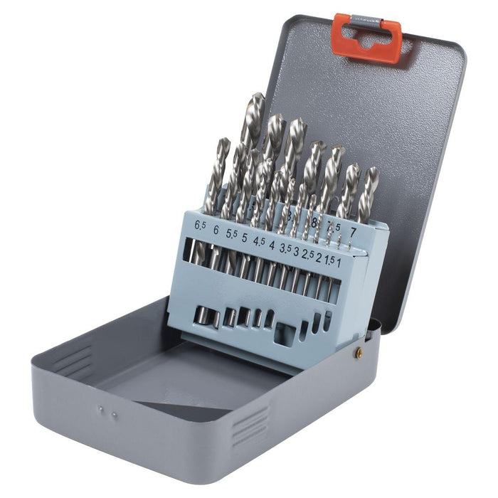 Sealey Left-Hand Spiral Drill Bit Set 19pc AK8190 Sealey - Town Tools 