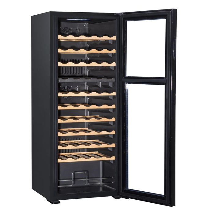 Baridi 55 Bottle Dual Zone Wine Fridge & Cooler DH93