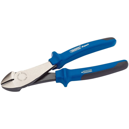 Draper Heavy Duty Soft Grip High Leverage Diagonal Side Cutter, 180mm 68893 Draper - Town Tools 