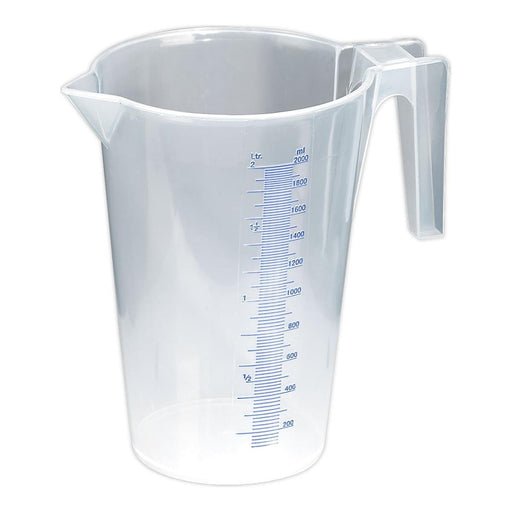Sealey Measuring Jug Translucent 2L JT2000 Sealey - Town Tools 