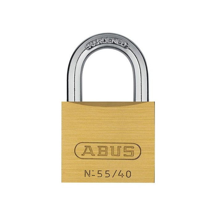 Abus Mechanical 55/40mm Brass Padlock Keyed Alike 5402 ABUS Mechanical - Town Tools